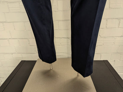 Bungaro Italian handmade broek / pantalon. Donker Blauw gekleurd. Maat 56.
