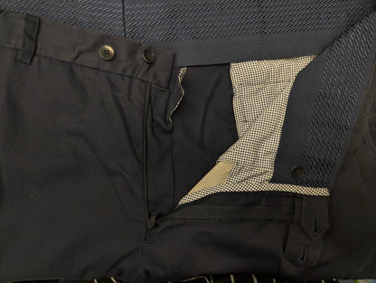 Bungaro Italian handmade broek / pantalon. Donker Blauw gekleurd. Maat 56.