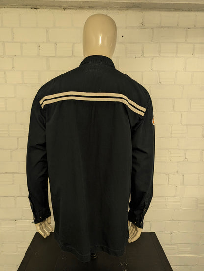 Original Harley Davidson overhemd. Zwarte met mooie emblemen. Maat XL.