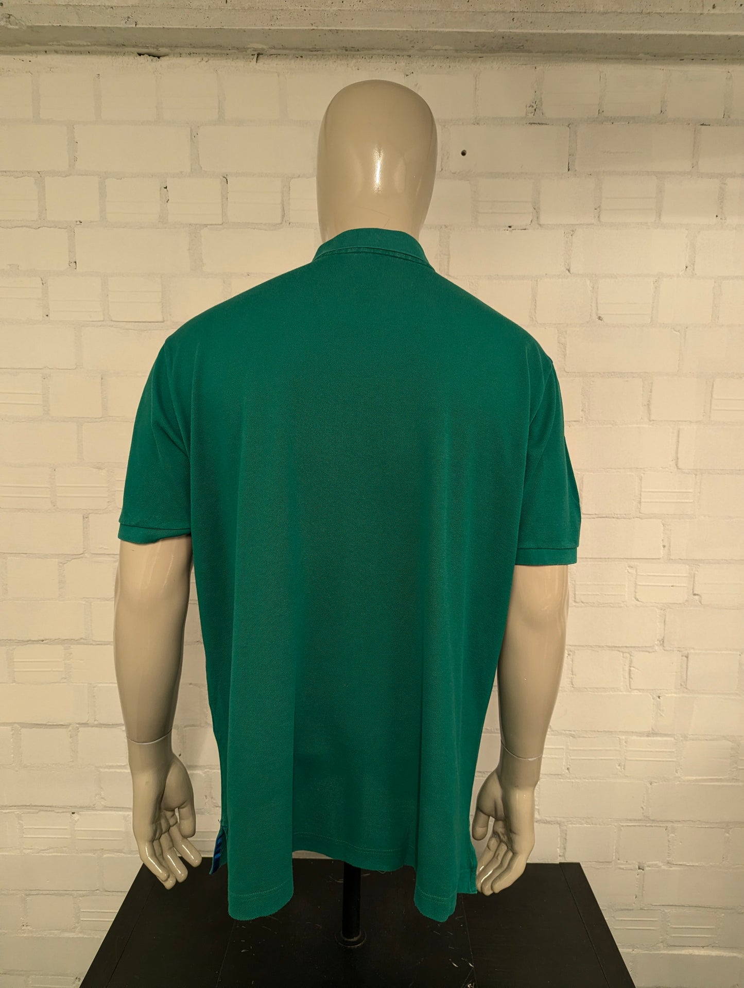 Paul & Shark polo. Groen gekleurd. Maat 2XL / XXL.