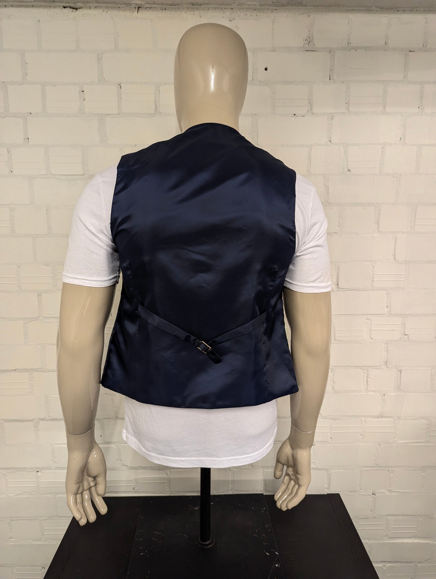 Torres Cerimonia gilet – blauw/grijze print – maat M