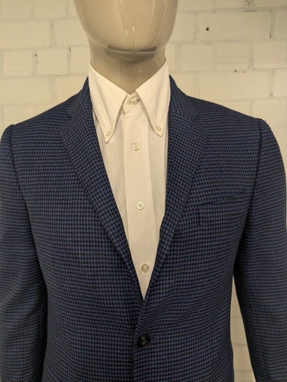 Tommy Hilfiger colbert. Blauw Bruin motief. Maat 48 / M.