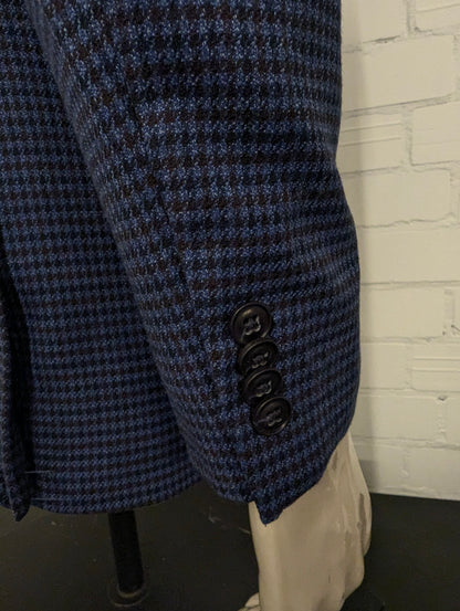 Tommy Hilfiger colbert. Blauw Bruin motief. Maat 48 / M.