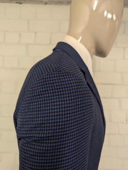 Tommy Hilfiger colbert. Blauw Bruin motief. Maat 48 / M.