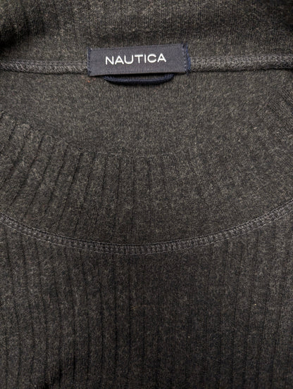 Nautica trui. Grijs Rood gekleurd. Maat 2L / XXL.