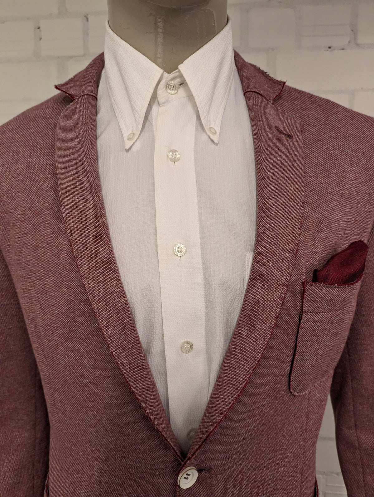 Move by Digel zomer Colbert. Rood Wit gemêleerd. Maat 50 / M.