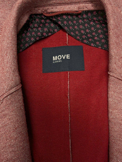 Move by Digel zomer Colbert. Rood Wit gemêleerd. Maat 50 / M.