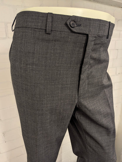 Lauren Ralph Lauren Wollen broek / pantalon. Grijs gemêleerd. Maat 58.