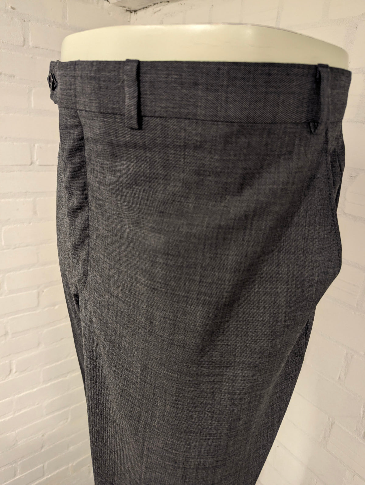 Lauren Ralph Lauren Wollen broek / pantalon. Grijs gemêleerd. Maat 58.