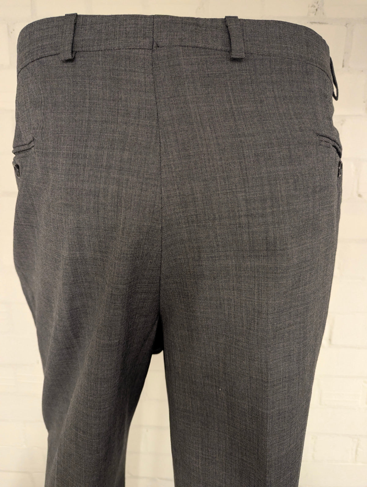 Lauren Ralph Lauren Wollen broek / pantalon. Grijs gemêleerd. Maat 58.