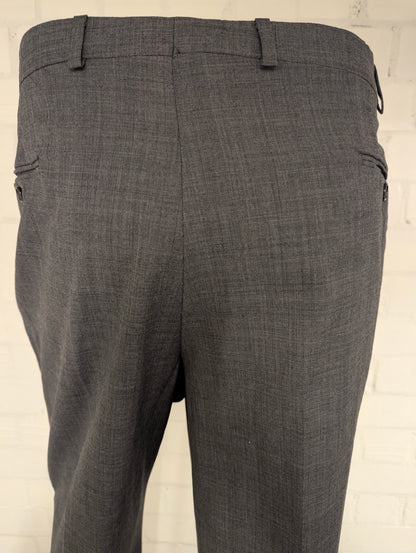 Lauren Ralph Lauren Wollen broek / pantalon. Grijs gemêleerd. Maat 58.