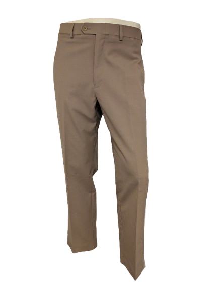 Lauren Ralph Lauren Wollen broek / pantalon. Beige gemêleerd. Maat 56.