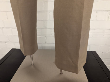 Lauren Ralph Lauren Wollen broek / pantalon. Beige gemêleerd. Maat 56.