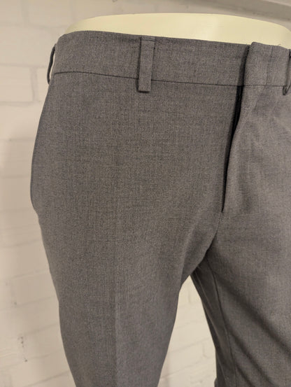 Pantaloni/pantaloni Lauren Ralph Lauren. Grigio misto. vestibilità slim. Taglia 50.