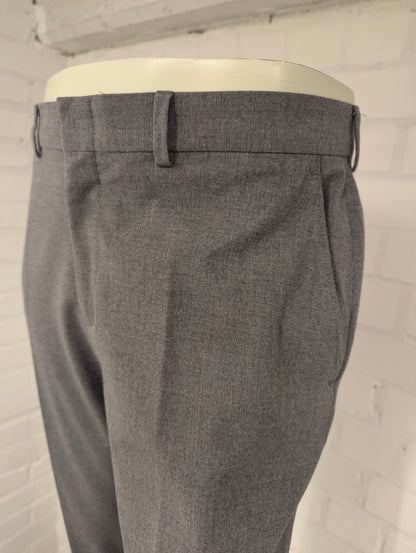 Pantaloni/pantaloni Lauren Ralph Lauren. Grigio misto. vestibilità slim. Taglia 50.