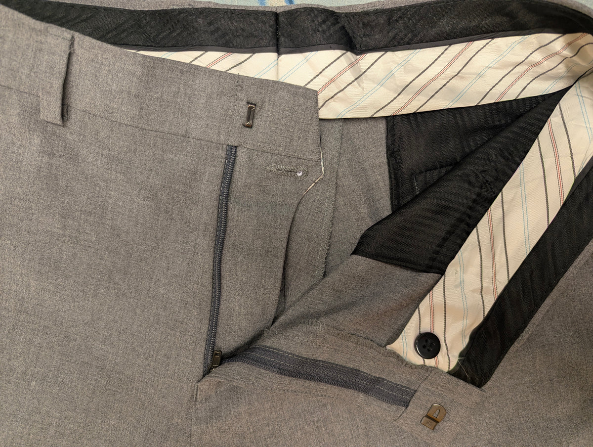 Pantaloni/pantaloni Lauren Ralph Lauren. Grigio misto. vestibilità slim. Taglia 50.
