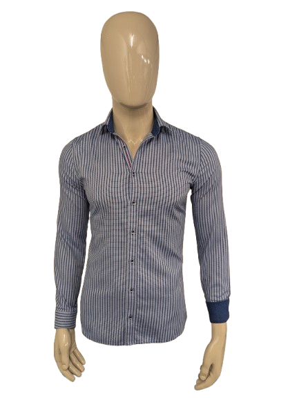 Maillot Olymp No6. Impression bleu blanc. super intelligent. Taille M.