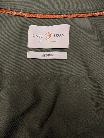 Camicia in ghisa. Colorato di verde. Taglia M.