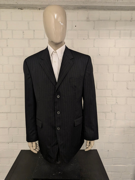 Chaps colbert. Zwart Grijze kruitstreep. Maat 56 / XL. #837.