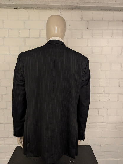 Chaps colbert. Zwart Grijze kruitstreep. Maat 56 / XL. #837.