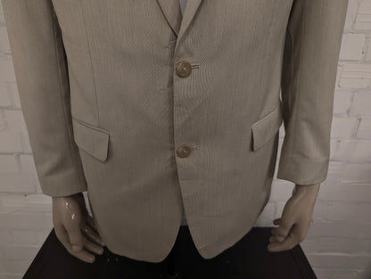 Chaps colbert. Beige gemêleerd. Maat 52 / L.