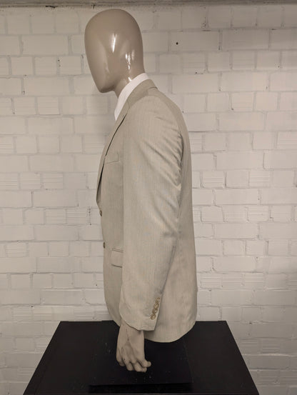 Chaps colbert. Beige gemêleerd. Maat 52 / L.