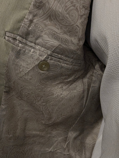 Chaps colbert. Beige gemêleerd. Maat 52 / L.