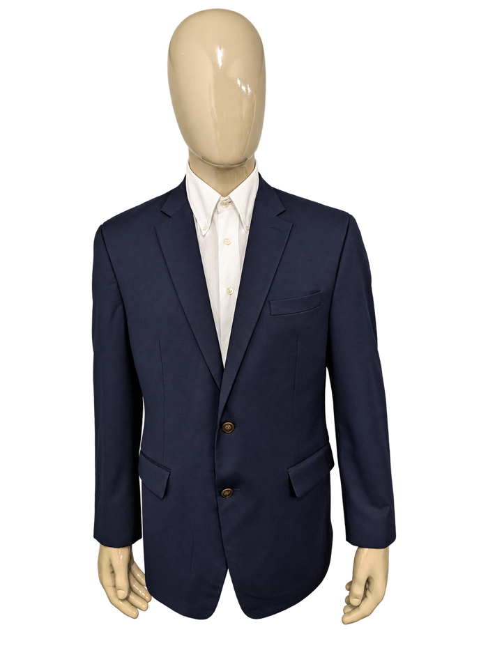 Chaps colbert. Donker Blauw gekleurd. Maat 54 / L. #843. – vrijstaande voorzijde.