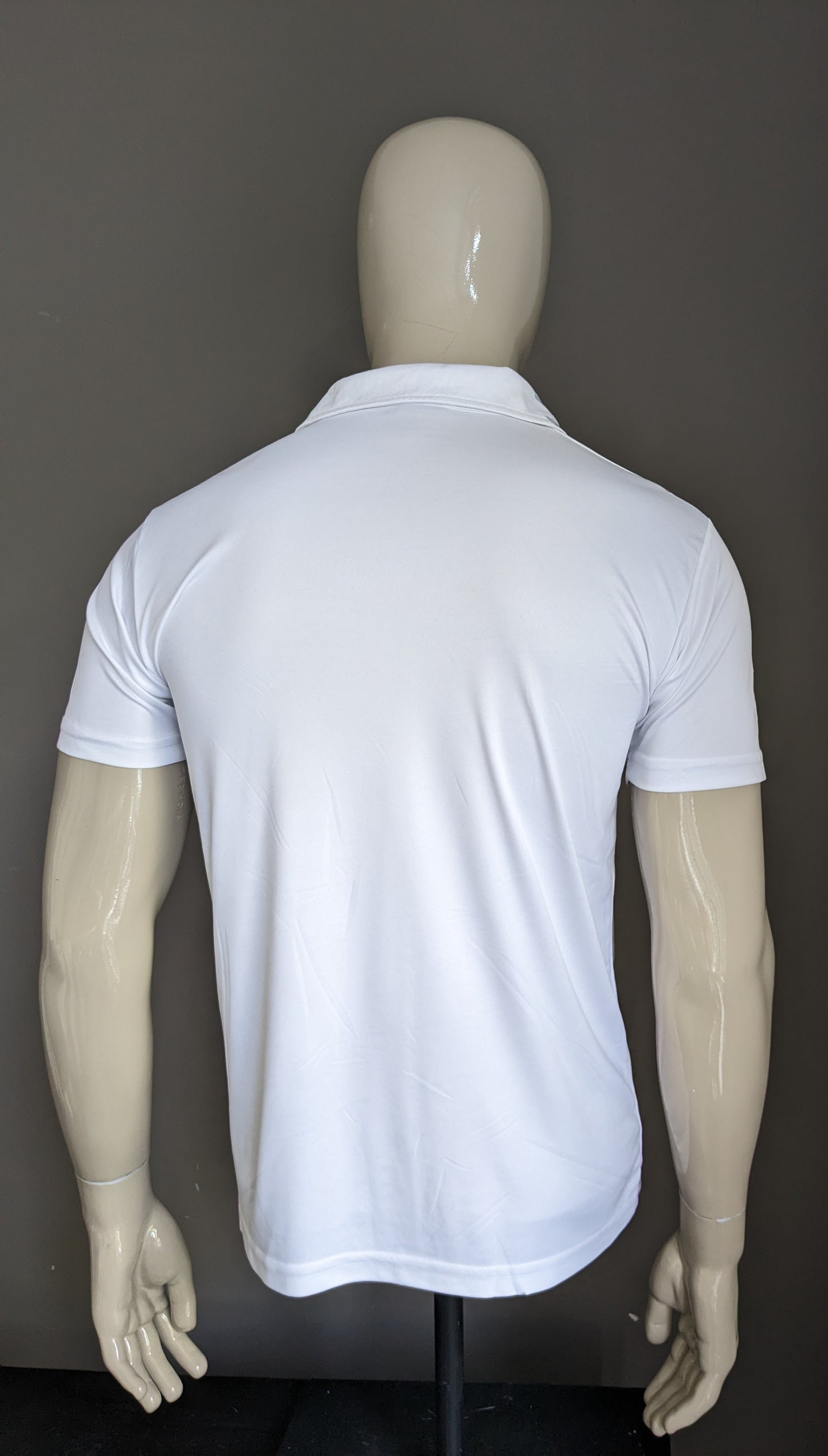Party Cool Cath Camiseta Camiseta corta. Estampado gris morado blanco. Tamaño S. estiramiento.