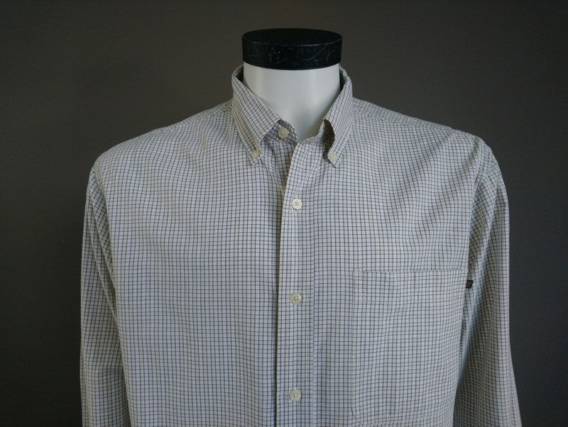 Timberland-Shirt. Beige gelb grau. Größe L.