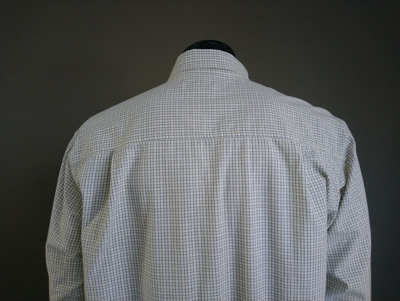 Timberland shirt. Beige yellow gray. Size L.