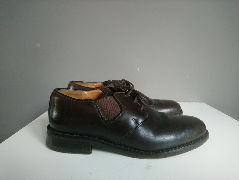 Chaussures à lacets en cuir Floris van Bommel. Brun. Taille 40, 5
