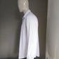 T-shirt F & F. Gris blanc rayé. Taille 2xl. Ajustement régulier