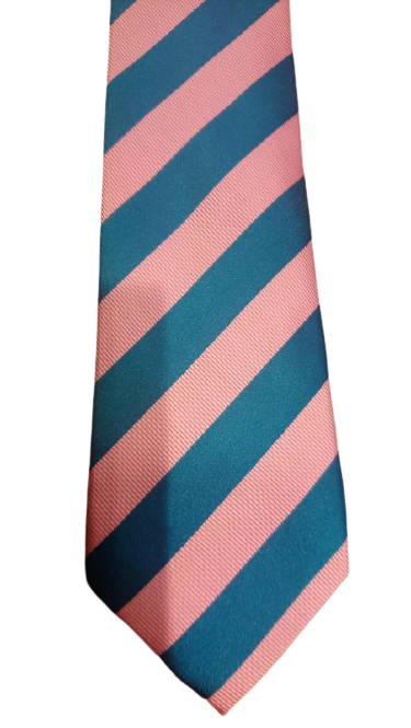 Gant silk tie pink / green motif