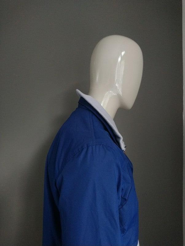 Blue Inc jas / tussenjas. Blauw Grijs gekleurd. Maat XL - EcoGents