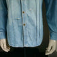 B keus: Dolce en Gabbana spijker overhemd. Blauw. Maat M. Vlekjes - EcoGents