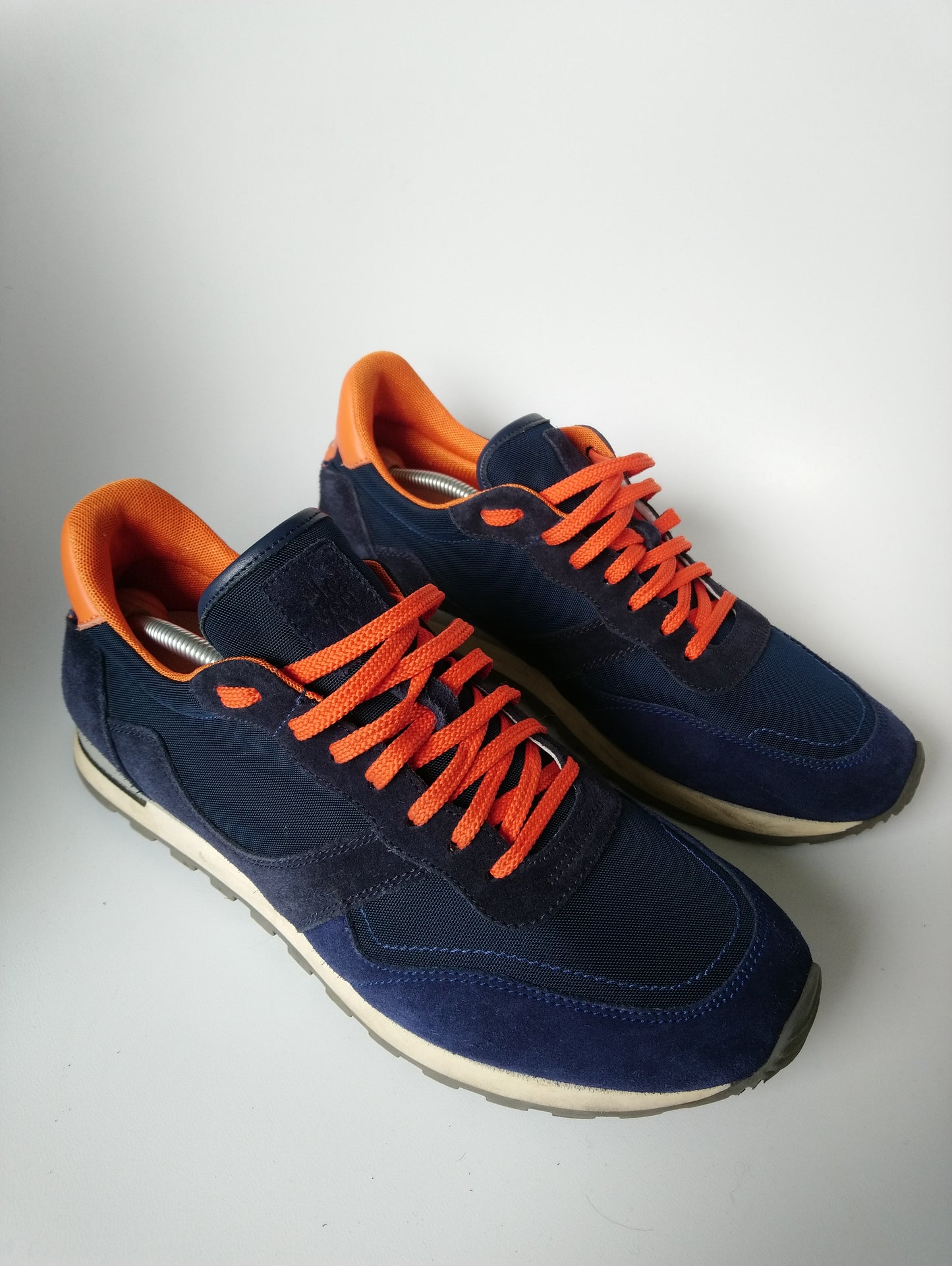 Eleventy / 11ty sneakers. Donker Blauw Oranje gekleurd. Maat 43