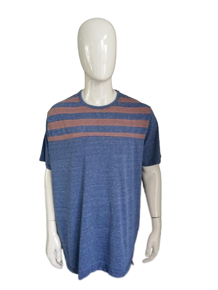 Camisa de Kiabi. Orange azul mezclado. Tamaño 6xl / xxxxxxl