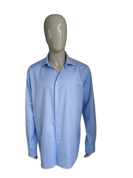 Thomas Maine-Shirt. Hellblau gefärbt. Größe 46 / XXL / 2XL.
