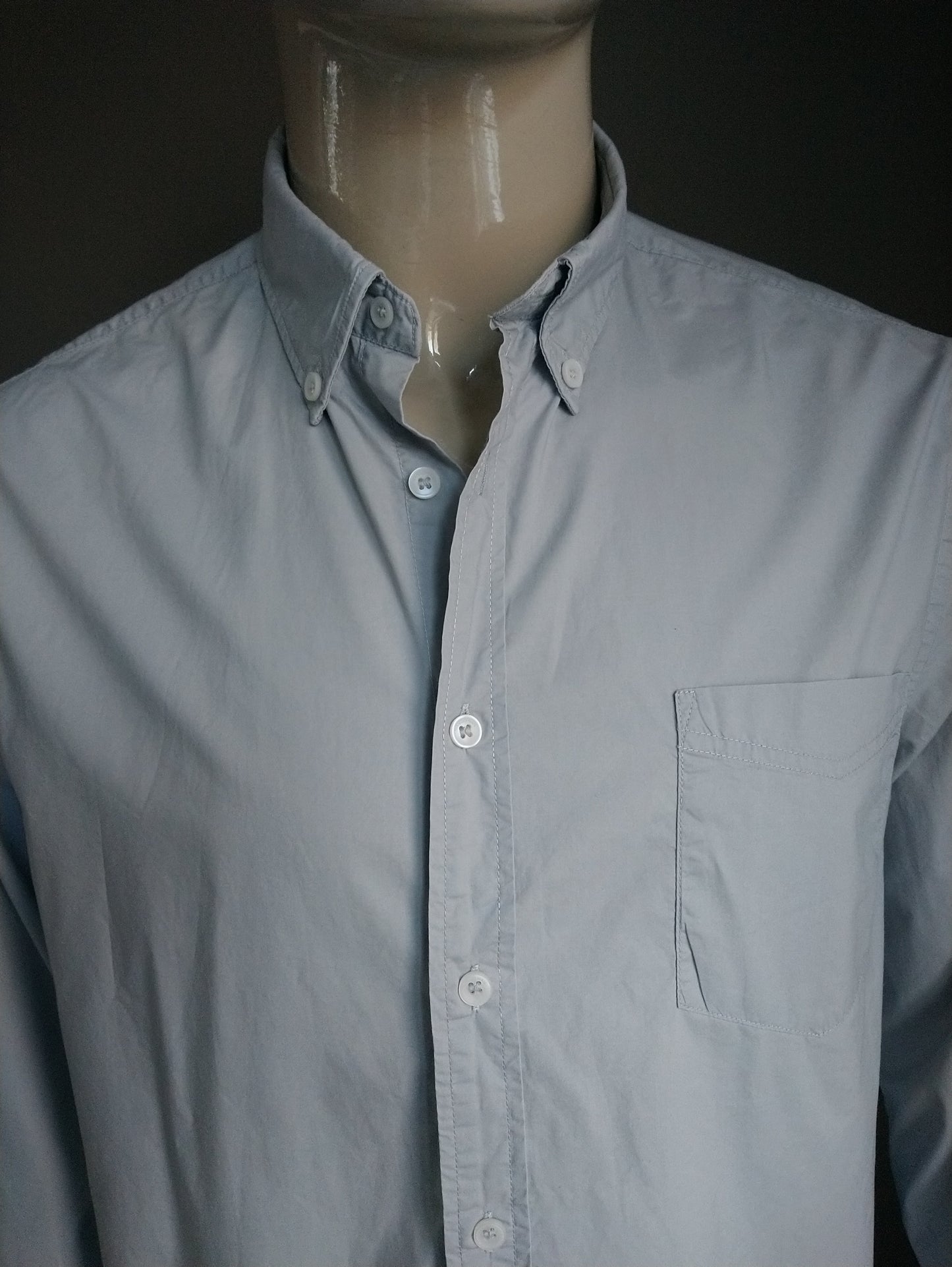 Mango shirt. Light gray colored. Size 2XL / XXL. Slim fit.