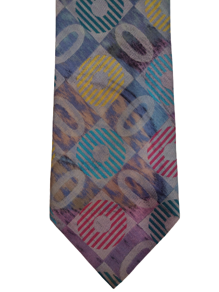 Vintage Michaelis Polyester Krawatte. Schönes Vintage -Motiv.