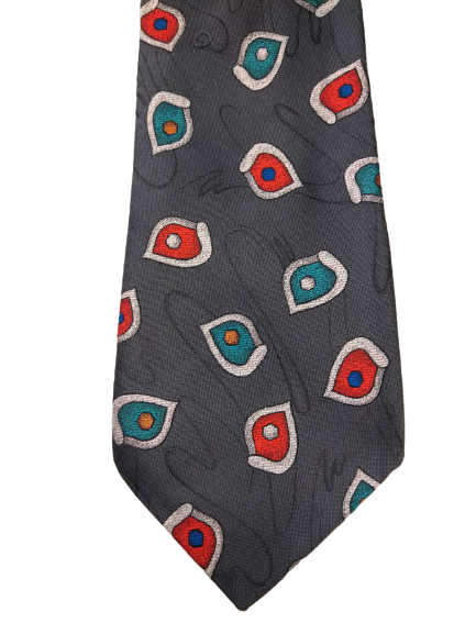 Vintage Michaelis polyester tie. Beautiful vintage motif.