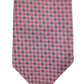 Rinaldo polyester stropdas. Roze wit motief.