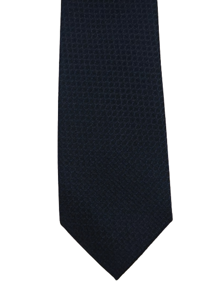 Next extra narrow polyester tie. Blue motif.