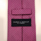 Stanley & Morgan New York zijde stropdas. Paars motief..