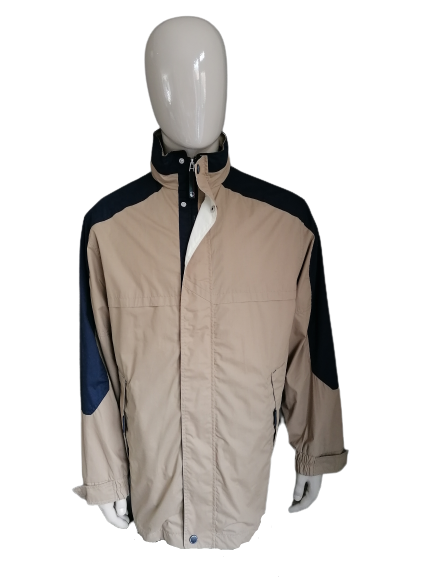Men's Wear Far Shiels 57 between jacket. Brown blue. Size 52 / L