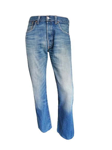 Levi's 501 jeans. 1947 Limited. Colored blue. W32 - L30.