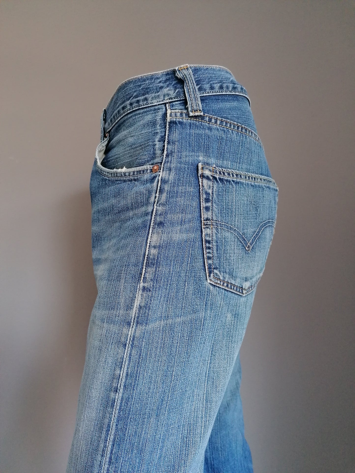 Los jeans 501 de Levi. 1947 LIMITADO. Azul de color. W32 - L30.