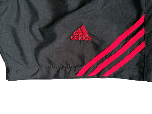 Adidas zwembroek. Zwart Rood gekleurd. Maat S. - EcoGents