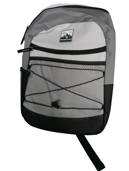 Thermo backpack. Black gray colored.